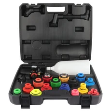 자동차 엔진 오일 필터 깔때기 어댑터 충전 세트 오프셋 급유 도구 8 개 15 20, 01 20pcs