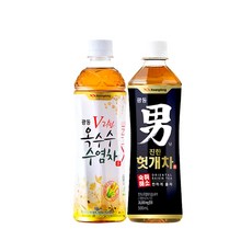 광동 진한 헛개차 500ml 6입 + 옥수수수염차 500ml 6입, 1세트