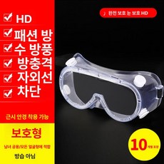 캡마스크 전면 투명 보호 안면가리개 김서림방지 작업용 방진 페이스쉴드, 밀폐형 고화질 10쌍, 1개, 1개입