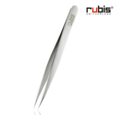 루비스 트위저 스위스 명품 포인터 족집게 쪽집게 트위저 핀셋, 1개, 실버 1K002-9.5