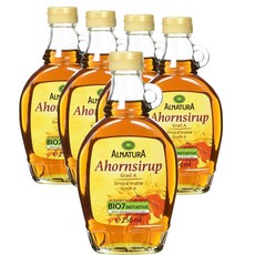 독일 알나투라 Alnatura Ahornsirup A등급 메이플 시럽, 5개, 250ml