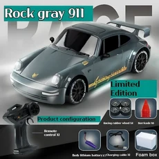 리모컨 자동차 판 RC 드리프트 Gt 911 풀 사이즈 자동차 액셀 4 륜 구동 레이싱 카 소년 장난감 2025, 캐리와 장난감 친구들, Rock gray-Foam box