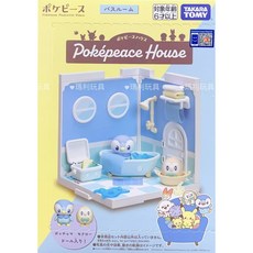 Pokepeace House 寶可夢娃娃屋 浴室 (波加曼 木木梟) PC21322, 1個