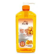 白雪 檸檬 洗潔精 去味除臭, 1個, 柑橘1000g