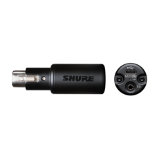 Shure MVX2U Gen2 XLR轉USB 麥克風轉換器, 黑, MVX2U不加購