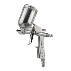 조정 가능한 공압 스프레이 건 0.5mm 에어 브러쉬 가죽 그림 분무기 도구 150ml 수리 가구/자동차/기계, 1개