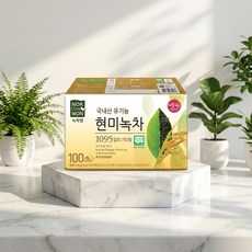 녹차원 국내산유기농현미녹차 100티백 (유기농 100%), 1.2g, 100개입, 1개