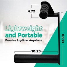 LoGest Farmer Walk HANDLE 핸들 - 클립 칼라가 있는 파머스 캐리 2개 세트 휴대용 운동 장비는 둔근 종아리 쿼드 등을 목표로 하며 그립 강도를 향상시킵