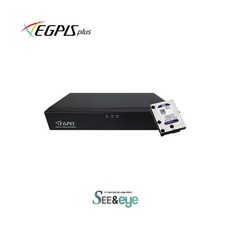 [이지피스] WQHDVR-410S_265+4TB HDD 4채널500만 화소 하이브리드 DVR, 단품, 1개