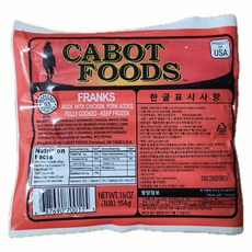(냉동)카보트푸드 프랭크소시지454g, 454g, 1개