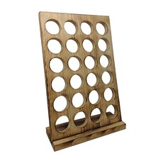 Gianna's Home Rustic Farmhouse Country 디스트레스드 우드 커피 포드 홀더 K-컵용 24개 용량 (토치우드)