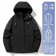 衝鋒外套 女款 三合一保暖機能外套 軟殼工裝登山外套 (台灣發貨)