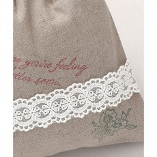 퀼트스타 [180cm] 꽃길따라 오간자레이스_179, 1개, 백아이보리