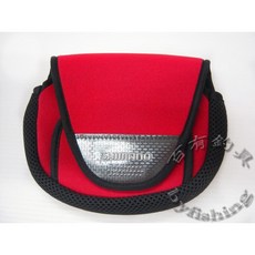 SHIMANO PC-031L 紡車捲線器保護套 S/ML (紅色/黑色), 1個