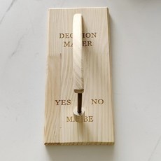 DecisionMaker 新品工藝品掛件木製橡木決策者磁性決策器, 1個, 款式3