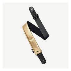 Basiner ACME VITALGRIP 吉他背帶，五色可選, 金屬金, 1個