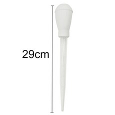 어항 수족관 수조 청소 사이폰 연장 피펫 진공 청소기 물 교환기용 간단한 도구 29cm 54cm 30ml 50ml, 29cm white, 1개