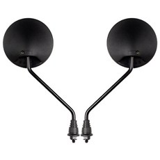 로드킷 전동스쿠터 백미러 오토바이 사이드미러 거울 겸용 8mm 10mm, 기본형블랙 8mm, 1개