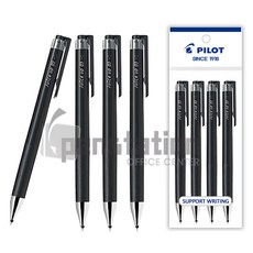 파이롯트 쥬스업 0.3/0.4/0.5mm 젤볼펜 흑4개세트, 0.3mm 흑 4개