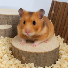 도치퀸 물푸레 나무쉼터 햄스터 자연주의, 1개, 우드