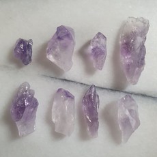 原礦無打磨紫晶牙組 8入 口腔潔淨護理, 1個, C.21.2g