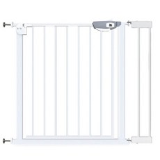 mommywant寵物安全門 免工具安裝 鋼材材質 100公分高 白色, 白, 1箱