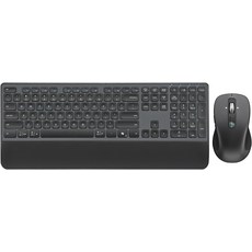 손목 받침대가 무선 키보드 및 마우스 풀사이즈 멀티 디바이스 노트북 PC Mac 워크 마우스용 블루투스