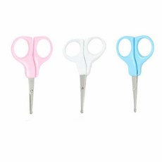 옥이드림 눈썹 정리 미용 가위 코가위 코털자르기 눈썹다듬기, 블루