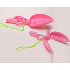 펫코디 가위형 고양이 배변집게 핑크, 1개