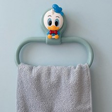 누마 캐릭터 어린이집수건걸이 유치원 귀여운 손수건 후크 거치대 욕실 행거 타월걸이 접착식 타올걸이, 1개, 도날드