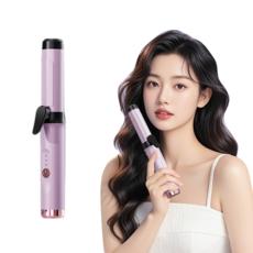 무선 봉고데기 22mm 28mm 고데기 휴대용 웨이브, 퍼플