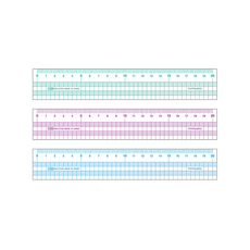 모닝글로리 1200 컬러 방안자 20cm, 랜덤발송, 1개