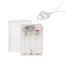 3구 투명 배터리케이스 전기용품