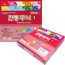 종이나라 전통무늬 1번 색종이, 30매, 10개