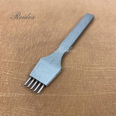 수동 바느질 올리버 홀 펀처 스타일 스티칭 펀칭 도구 거리, 17. 3mm 5tooth, 1개