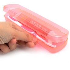 투명 플라스틱 칫솔통 칫솔 치약 보관 케이스 휴대용 양치 통 캠핑 여행용