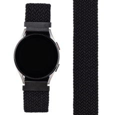 갤럭시워치 3 4 5 6 클래식 액티브 기어 스포츠 호환 브레이드 솔로루프 스트랩 밴드 시계줄 20mm, 01 네이비 블랙, 1개