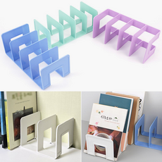 해피J보따리 책정리 오픈형 4칸 컬러 책꽂이 책상위 심플 간이책꽂이, 1단, 민트