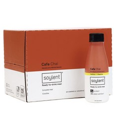Soylent 即飲餐咖啡廳奶茶無麩質素食, 414ml, 12入