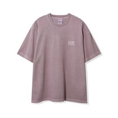 [백화점 정품] 코드그라피 CODEGRAPHY 피그먼트 스퀘어 로고 반소매 티셔츠퍼플
