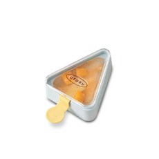 UFORU 冰棒模具 可愛造型 DIY冰品模具 食品級矽膠 安全無毒, 三角款-氣泡藍, 1個