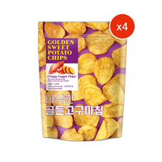 바삭한 골든고구마칩, 200g, 4개