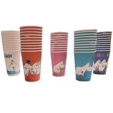 무민 컬러 종이컵 5종 세트, 7개