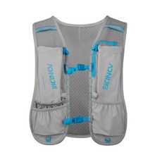 하이드레이션 팩 백팩 5L 러닝 조끼 사이클링 워터 배낭 트레일 마라톤 레이스 울트라 라이트 블랙 전용 119.9g4.2온스 122186, 그레이 전용 조끼, 1개