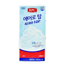 RPC 에어로탑 1000ml 휘핑크림 식물성크림 AERO TOP, 7개, 1L