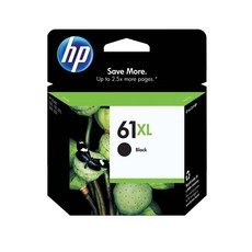 HP 61XL 黑色原廠墨水匣，高印量，清晰銳利，環保設計, 61XL-黑色, 1個