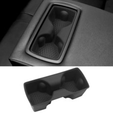 Bercicci 토요타 2019 2020 2021 RAV4 액세서리와 호환되는 후면 컵 홀더 실리콘 소재 인서트 센터 콘솔 오거나이저, Bercicci 토요타 2019 2020 2021 RA