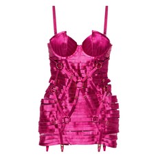 보르델 엘라 새틴 미니 드레스