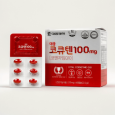 대웅 코큐텐 코엔자임q10 100mg 60캡슐 높은혈압 큐텐 영양제, 1개, 60정