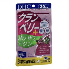 DHC 蔓越莓+伊索金 30日份 健康食品, 1個, 1份